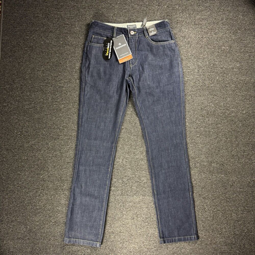 Craghoppers Nosilife Bardsey Dark Wash Jeans Insect Shield Men’s Size 32x33